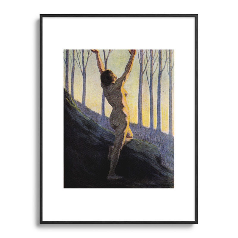 "We found our own, O my Soul, in the calm and cool of the daybreak" (Margaret C. Cook, 1913) Framed Art Print