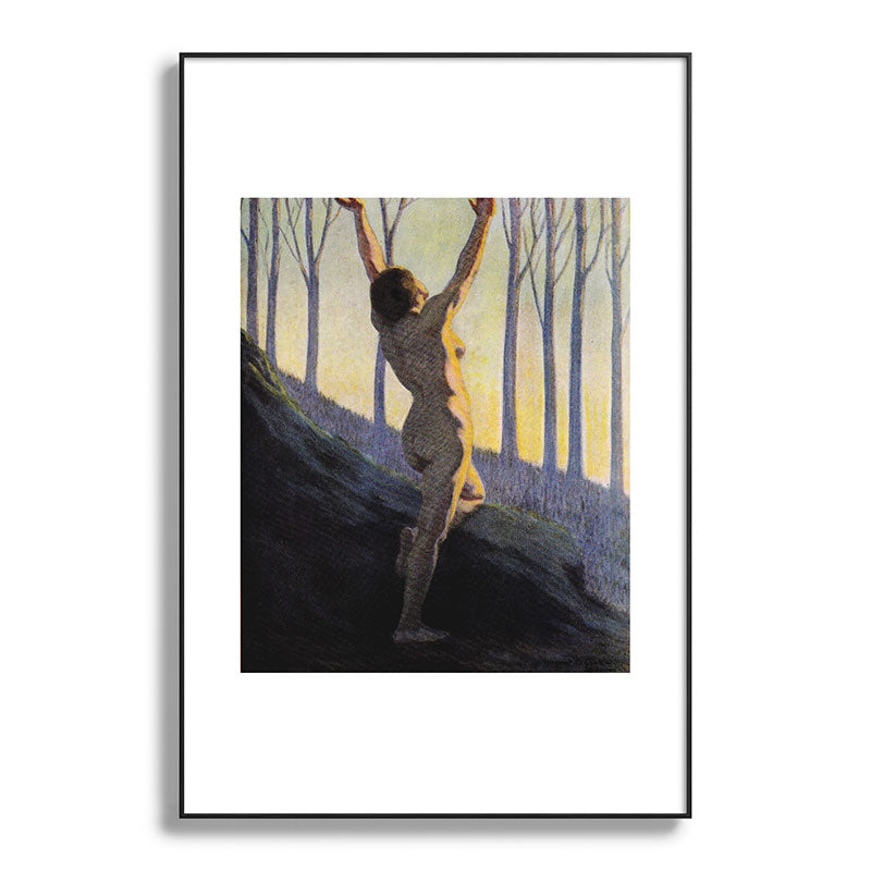 "We found our own, O my Soul, in the calm and cool of the daybreak" (Margaret C. Cook, 1913) Framed Art Print