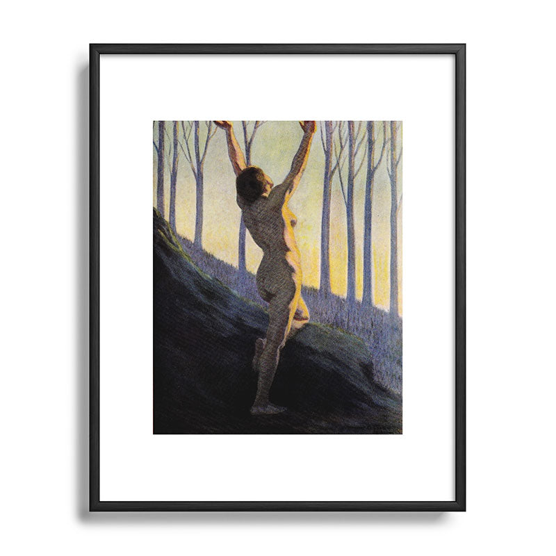 "We found our own, O my Soul, in the calm and cool of the daybreak" (Margaret C. Cook, 1913) Framed Art Print