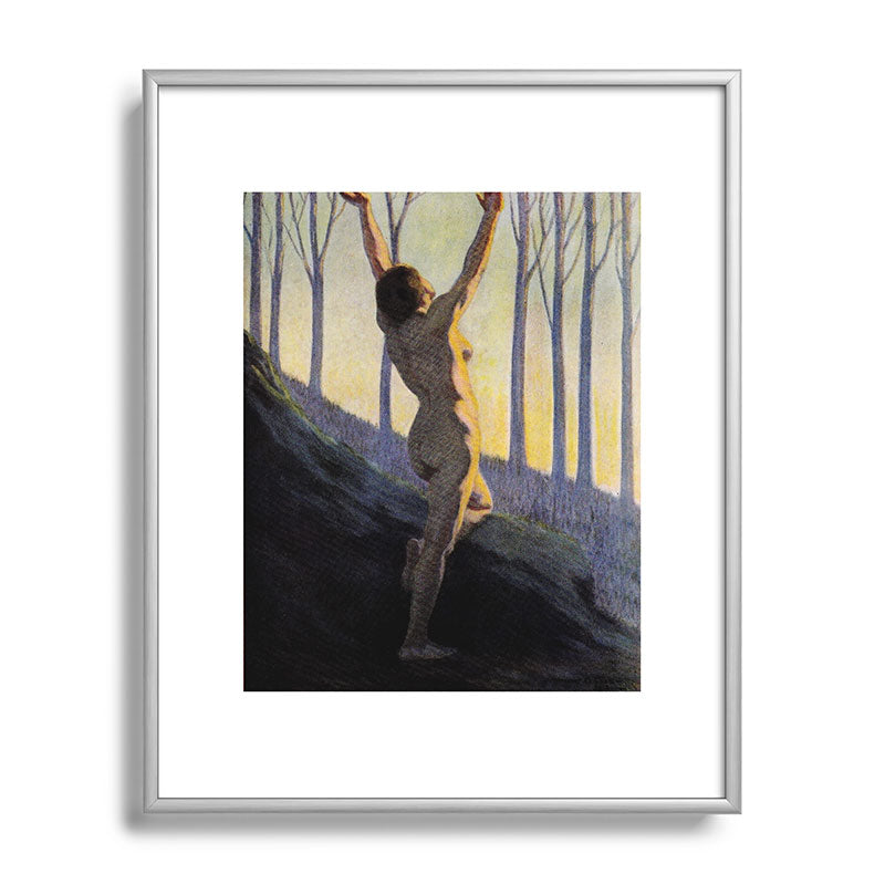 "We found our own, O my Soul, in the calm and cool of the daybreak" (Margaret C. Cook, 1913) Framed Art Print