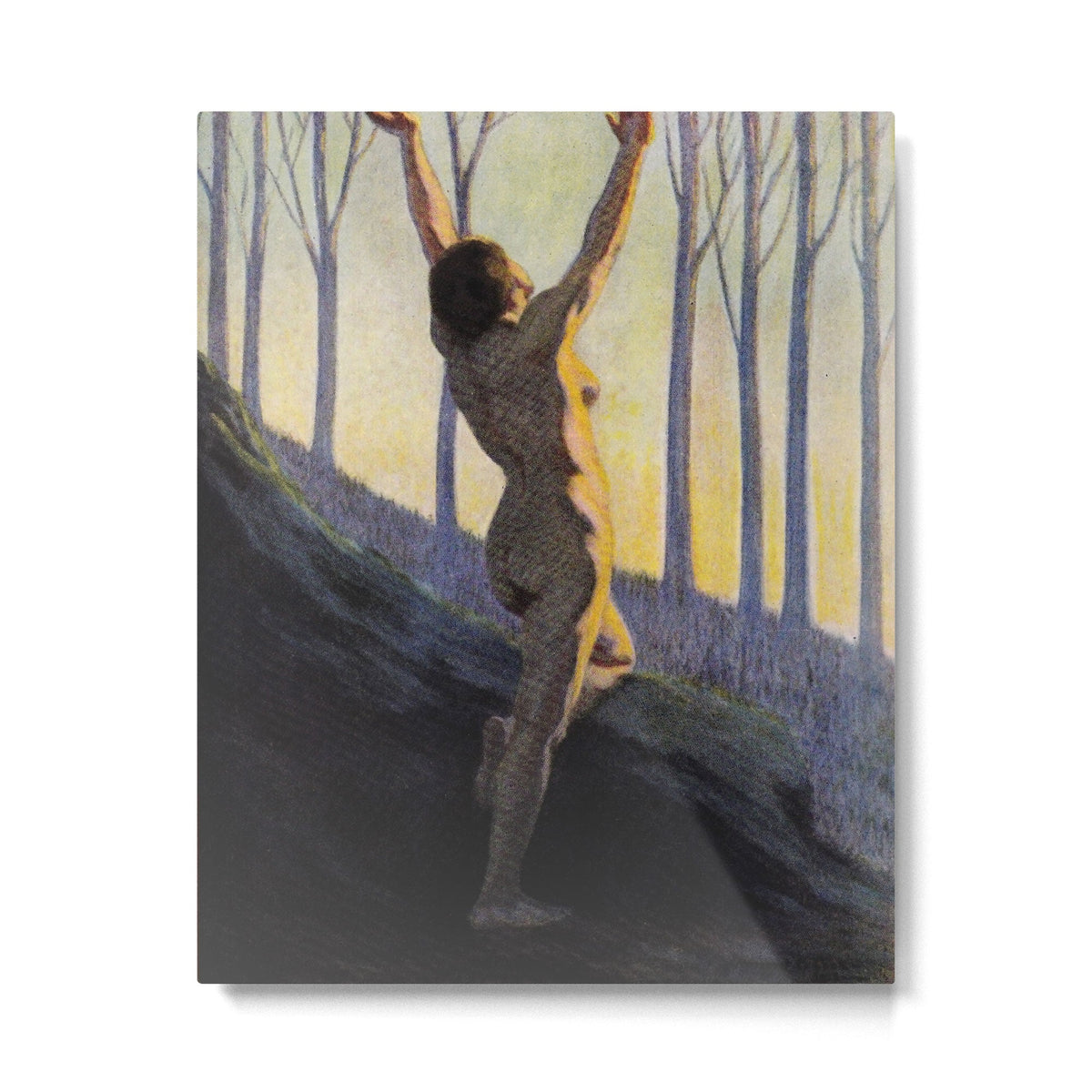 "We found our own, O my Soul, in the calm and cool of the daybreak" (Margaret C. Cook, 1913) Metal Print