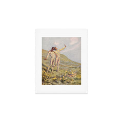 "Whose happiest days were far and away through fields, ... he and another wandering" (Margaret Cook) Art Print