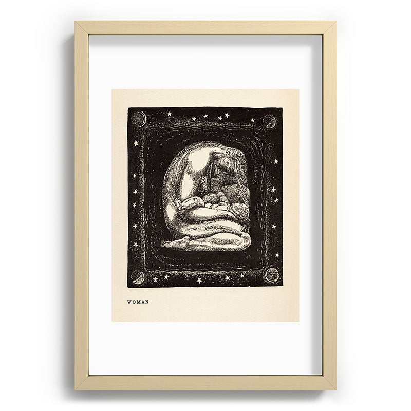 "Woman" by Rockwell Kent (1919) Framed Art Print