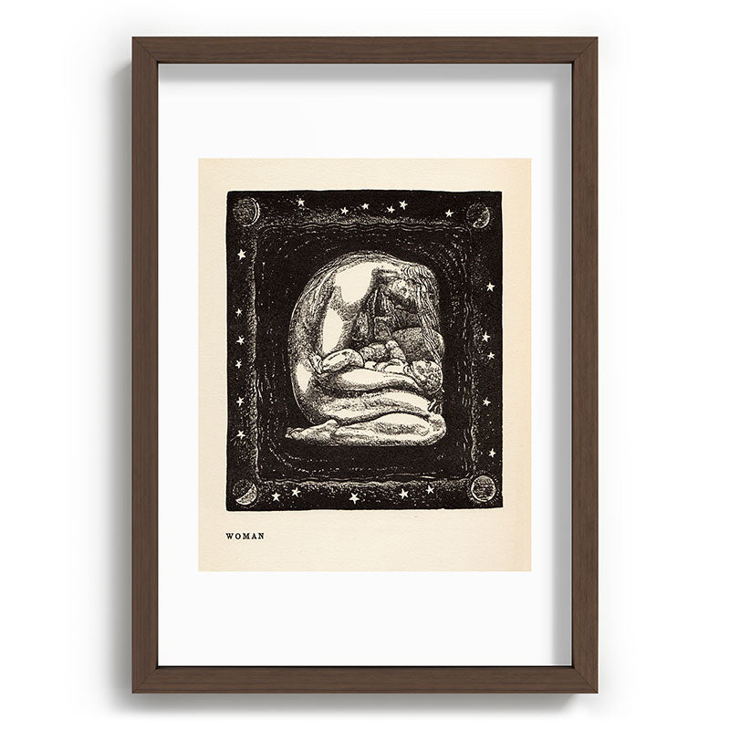 "Woman" by Rockwell Kent (1919) Framed Art Print