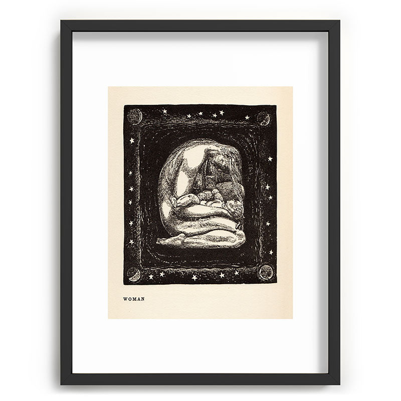 "Woman" by Rockwell Kent (1919) Framed Art Print