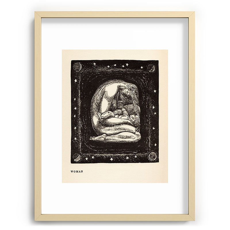 "Woman" by Rockwell Kent (1919) Framed Art Print