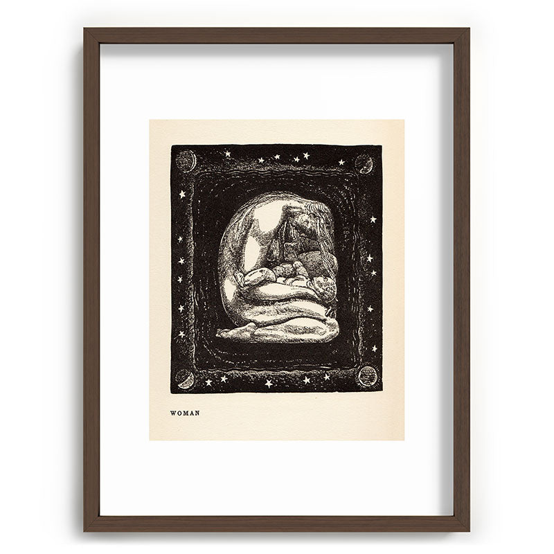 "Woman" by Rockwell Kent (1919) Framed Art Print