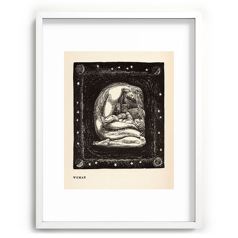 "Woman" by Rockwell Kent (1919) Framed Art Print