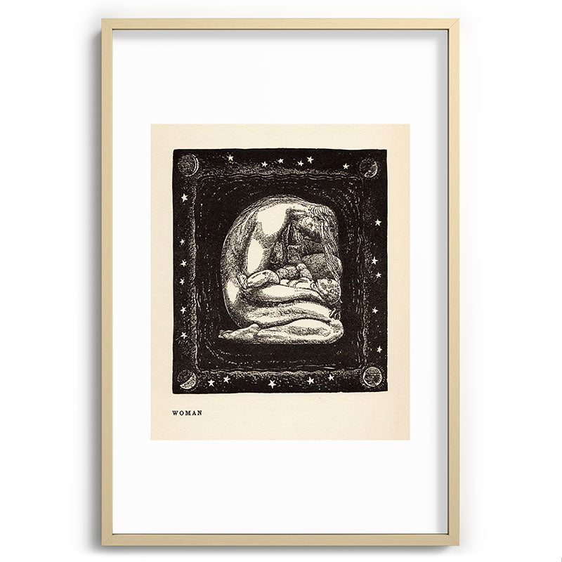 "Woman" by Rockwell Kent (1919) Framed Art Print