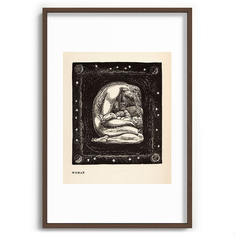 "Woman" by Rockwell Kent (1919) Framed Art Print