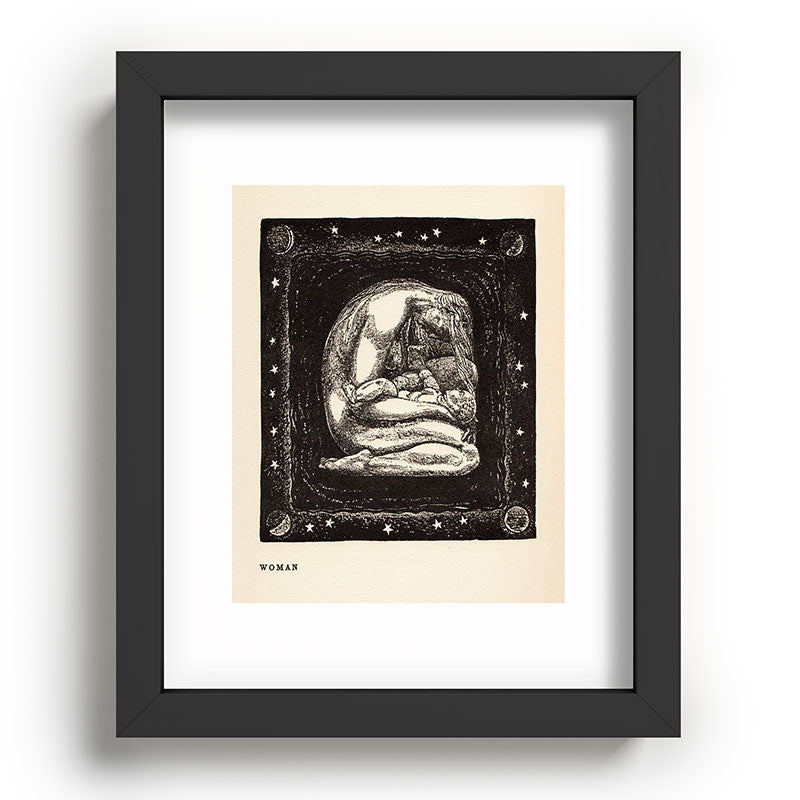 "Woman" by Rockwell Kent (1919) Framed Art Print