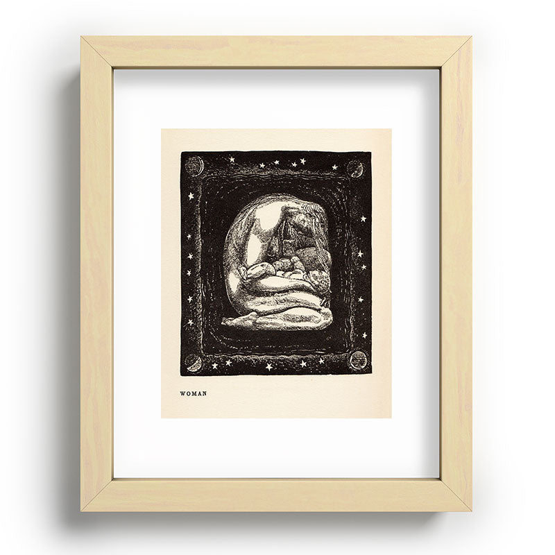 "Woman" by Rockwell Kent (1919) Framed Art Print