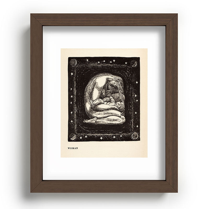 "Woman" by Rockwell Kent (1919) Framed Art Print