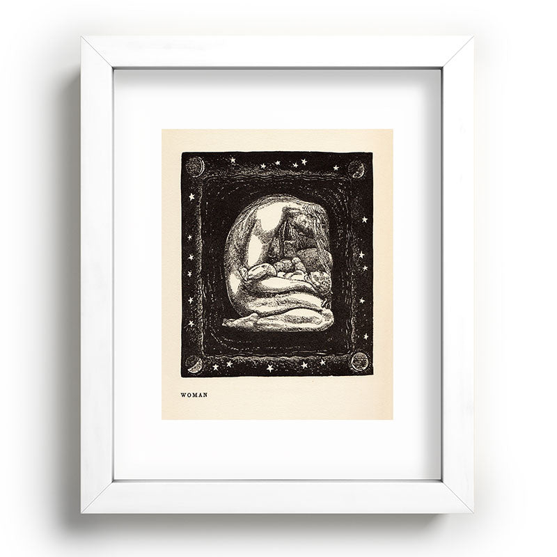 "Woman" by Rockwell Kent (1919) Framed Art Print