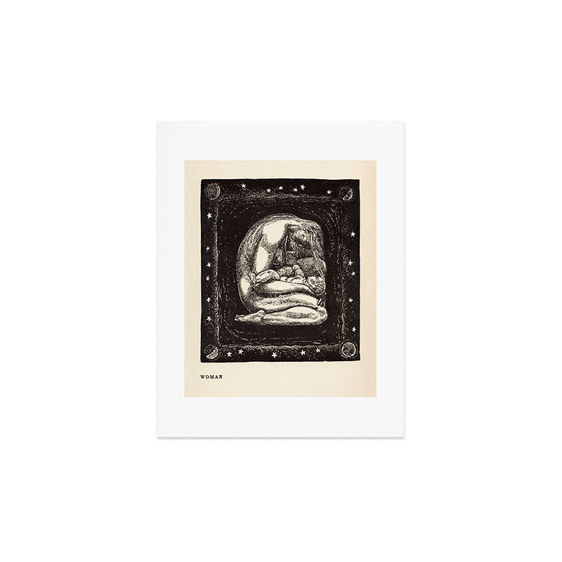 "Woman" by Rockwell Kent (1919) Art Print