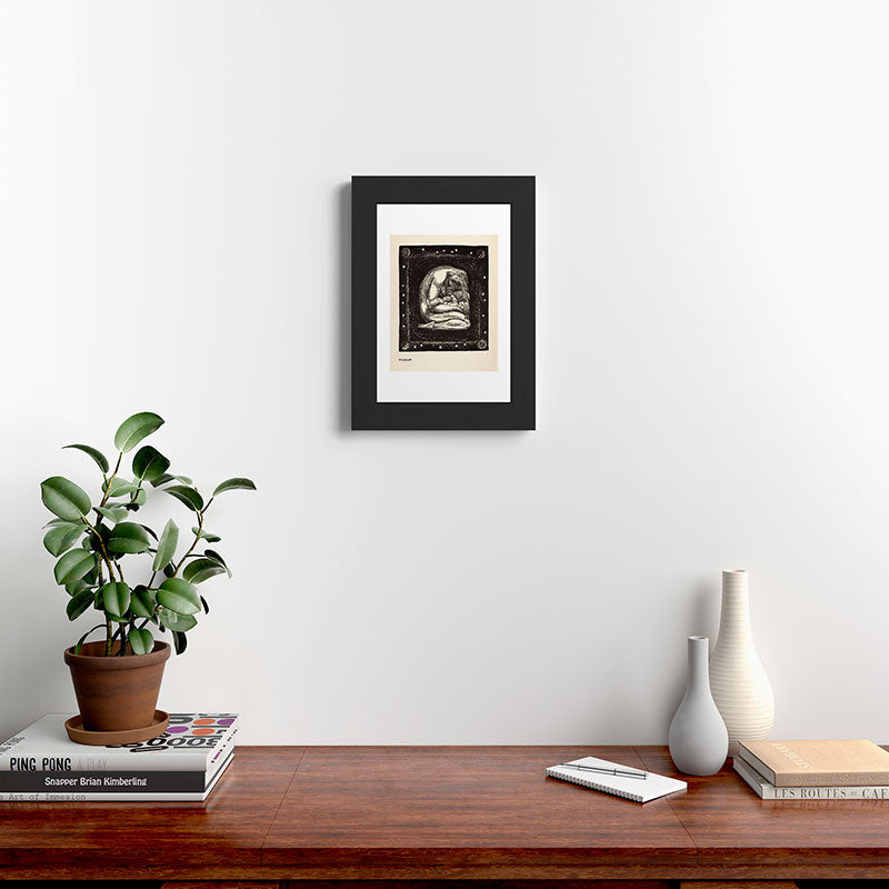 "Woman" by Rockwell Kent (1919) Framed Art Print