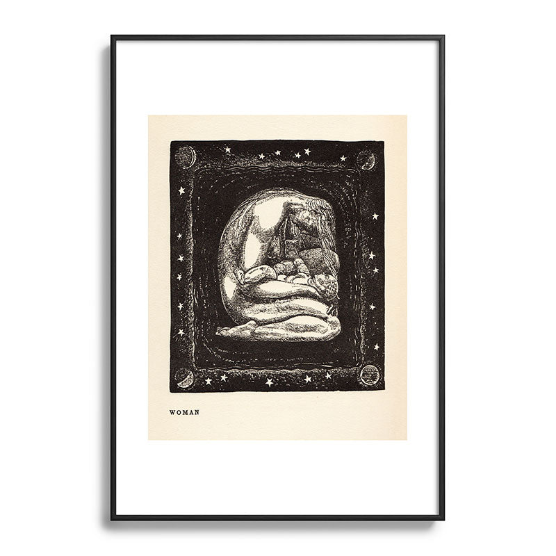 "Woman" by Rockwell Kent (1919) Framed Art Print