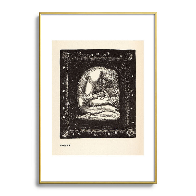"Woman" by Rockwell Kent (1919) Framed Art Print