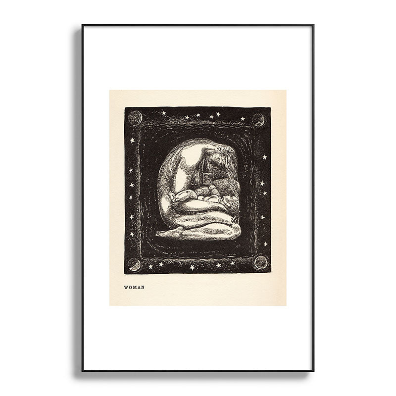 "Woman" by Rockwell Kent (1919) Framed Art Print