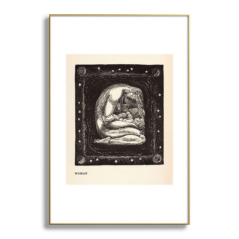"Woman" by Rockwell Kent (1919) Framed Art Print