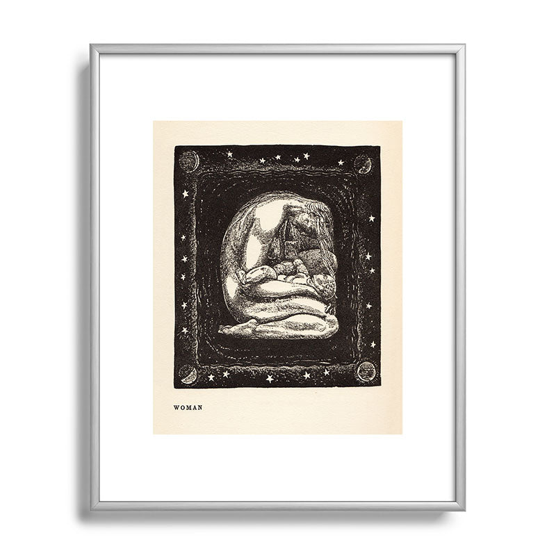 "Woman" by Rockwell Kent (1919) Framed Art Print