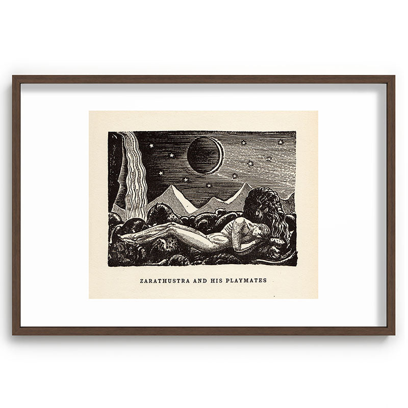 "Zarathustra and His Playmates" by Rockwell Kent (1919) Framed Art Print