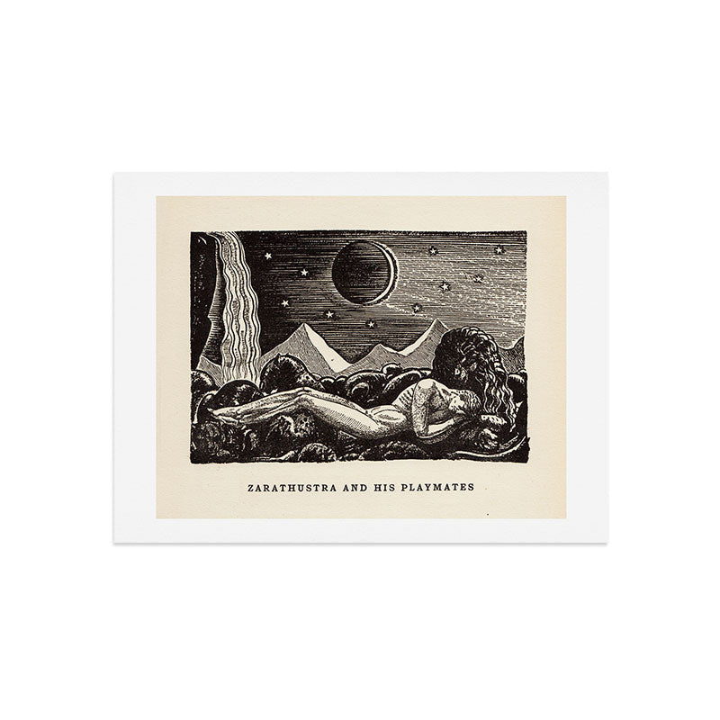 "Zarathustra and His Playmates" by Rockwell Kent (1919) Art Print