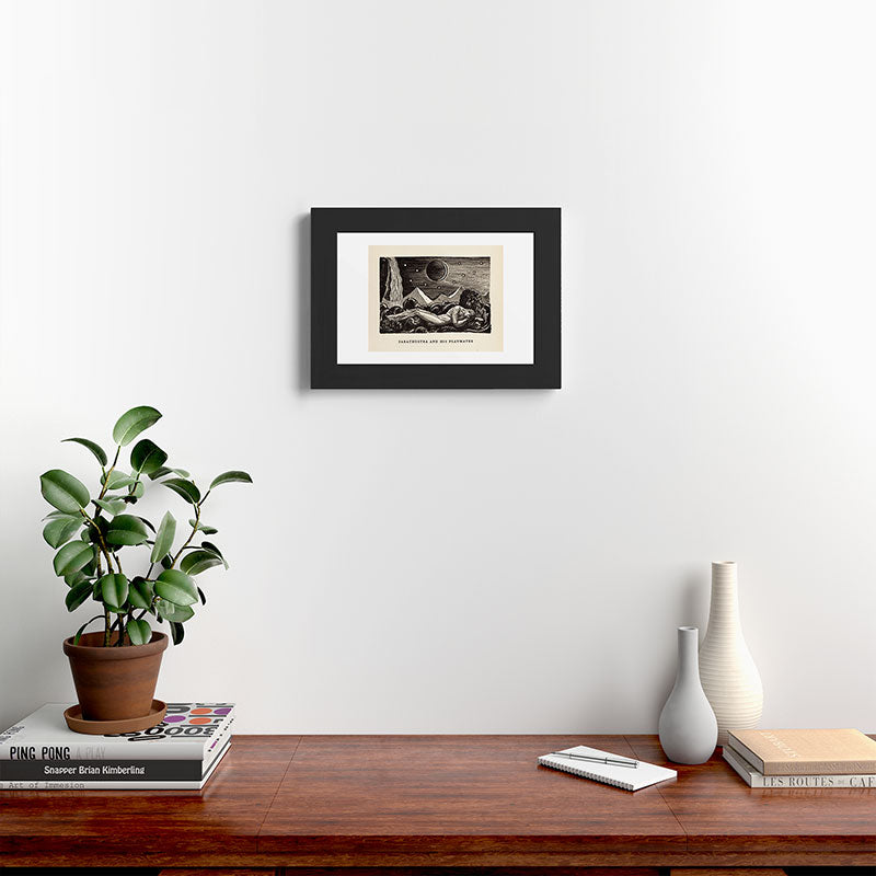 "Zarathustra and His Playmates" by Rockwell Kent (1919) Framed Art Print