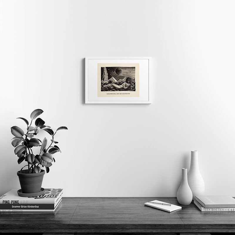 "Zarathustra and His Playmates" by Rockwell Kent (1919) Framed Art Print