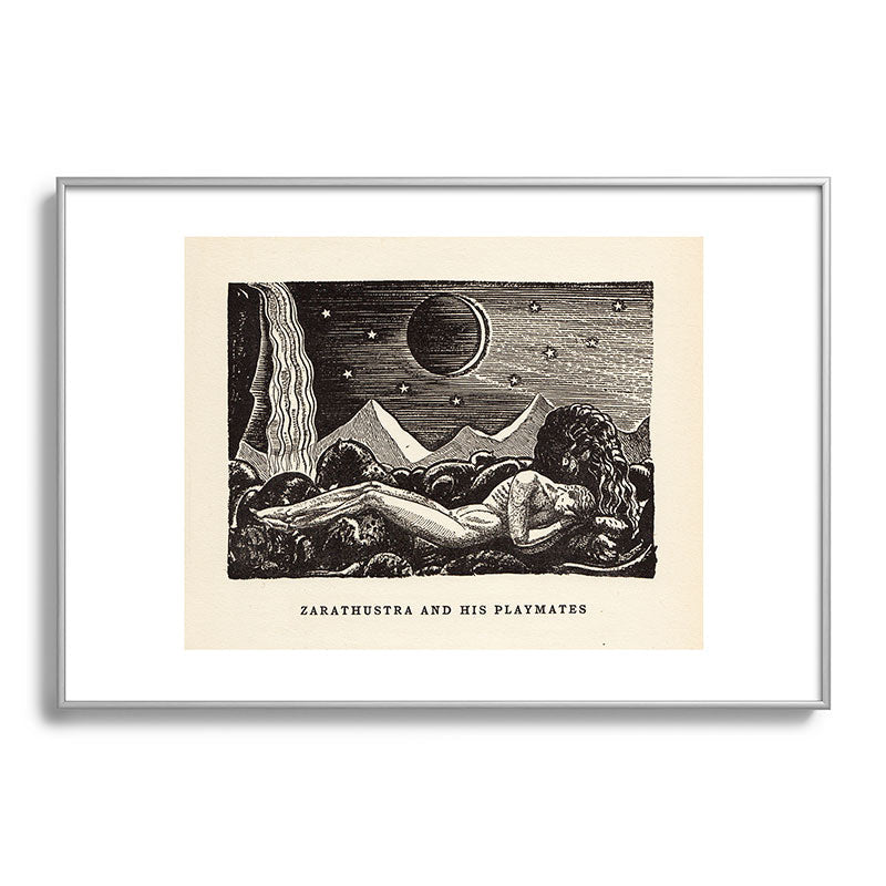 "Zarathustra and His Playmates" by Rockwell Kent (1919) Framed Art Print