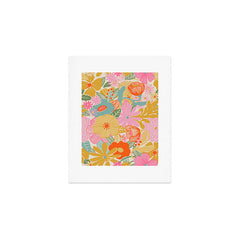 60's Retro Floral Art Print