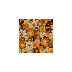 70's Floral Prints, Retro Art Art Print