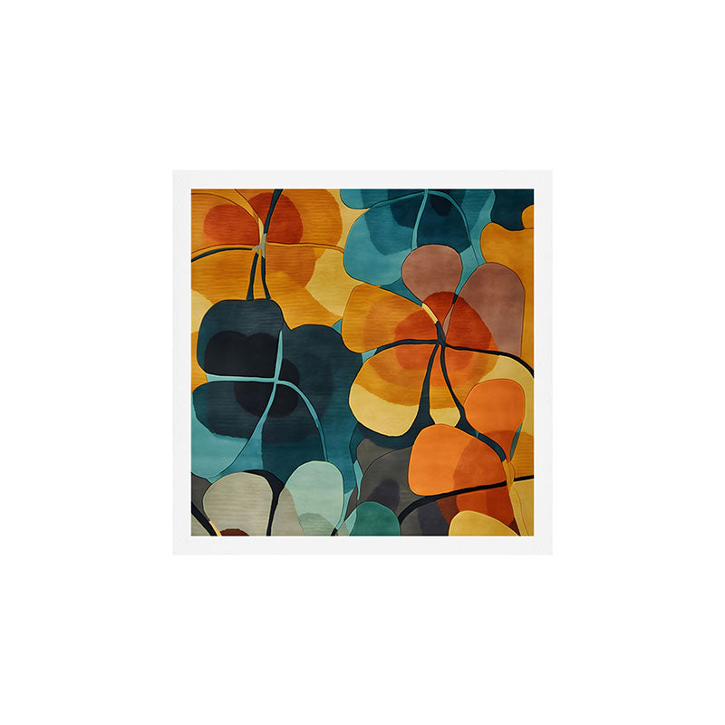 A Floral Palette of Colorful Petals Art Print