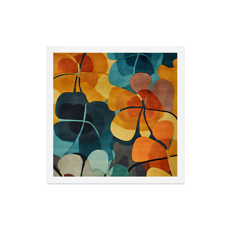 A Floral Palette of Colorful Petals Art Print