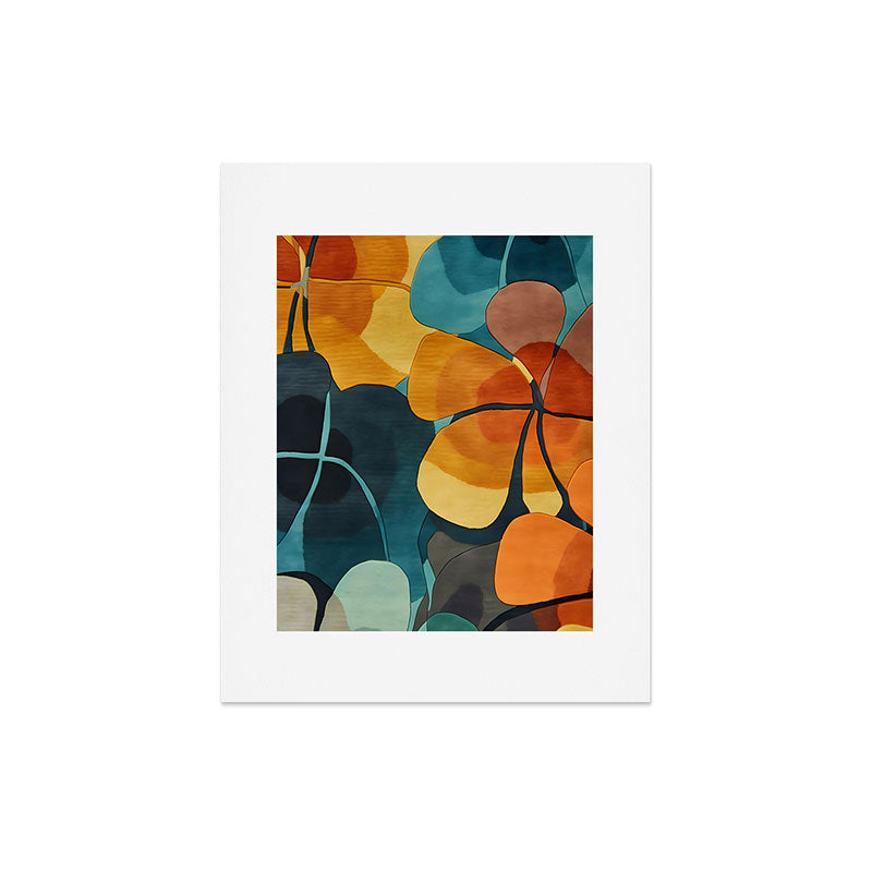 A Floral Palette of Colorful Petals Art Print