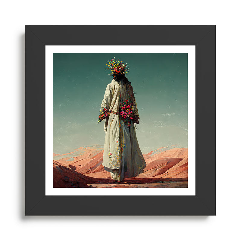 "Here He Comes" Framed Art Print