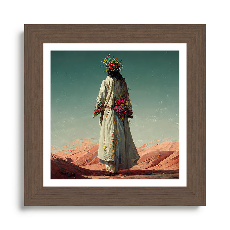 "Here He Comes" Framed Art Print