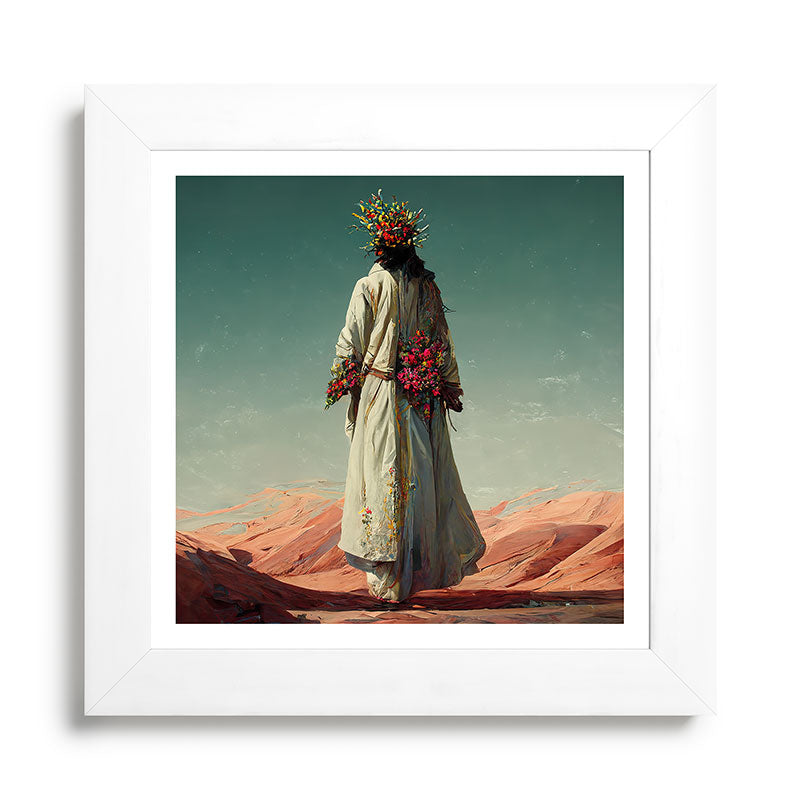 "Here He Comes" Framed Art Print