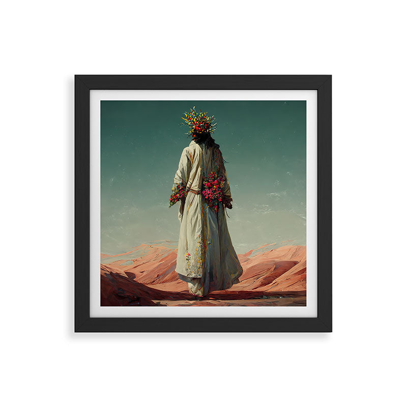 "Here He Comes" Framed Art Print