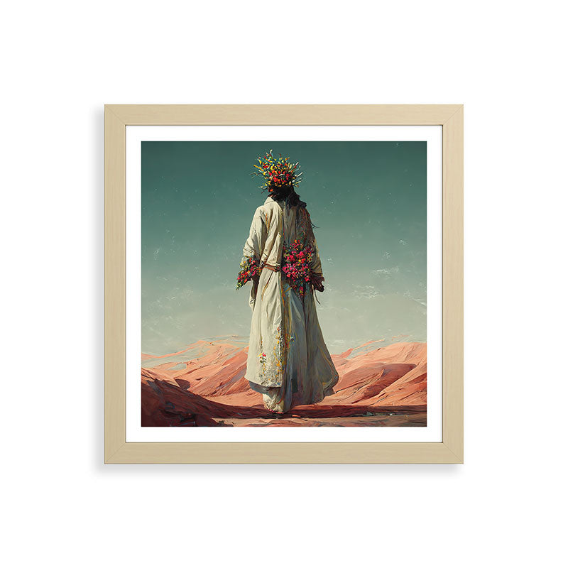 "Here He Comes" Framed Art Print