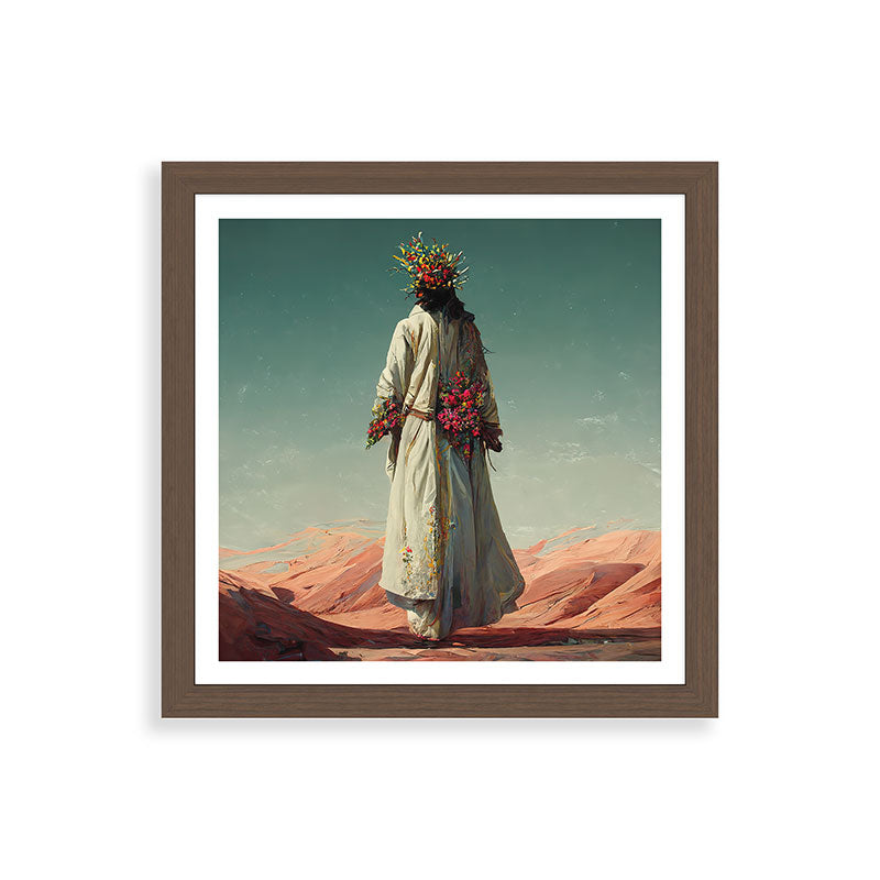 "Here He Comes" Framed Art Print