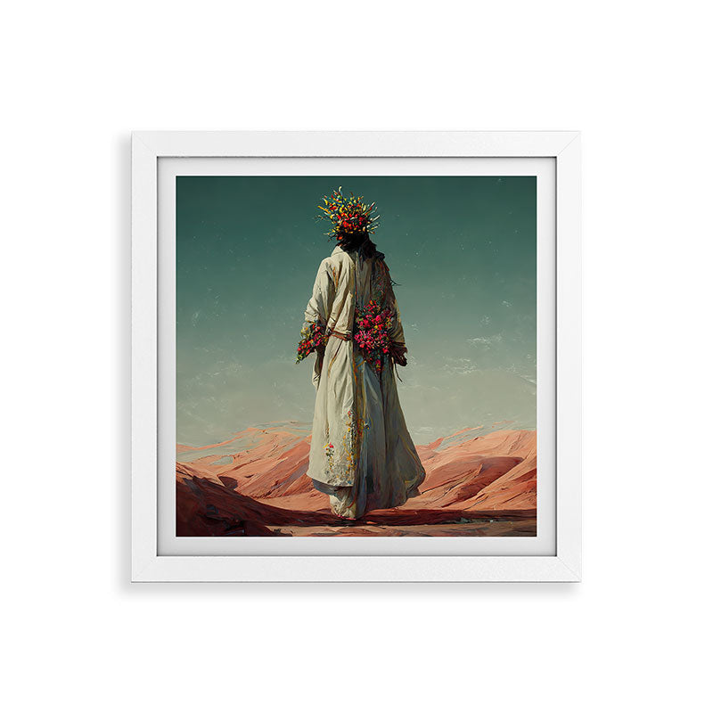 "Here He Comes" Framed Art Print