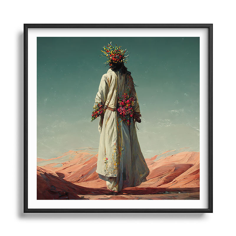 "Here He Comes" Framed Art Print
