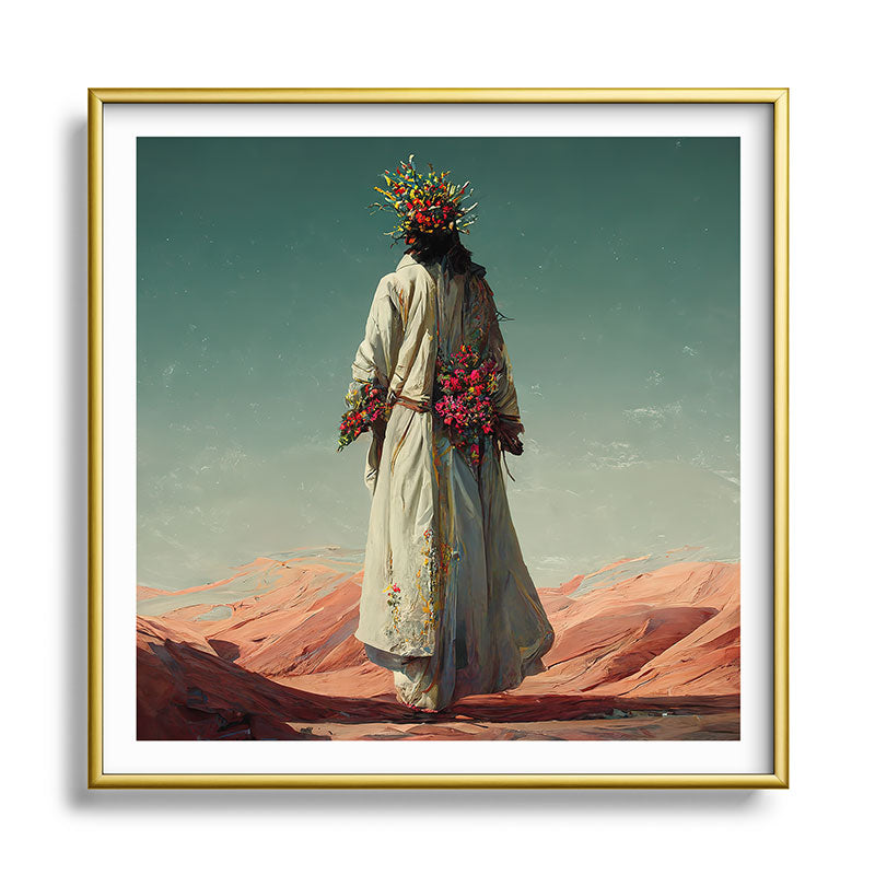 "Here He Comes" Framed Art Print