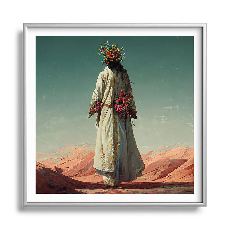 "Here He Comes" Framed Art Print