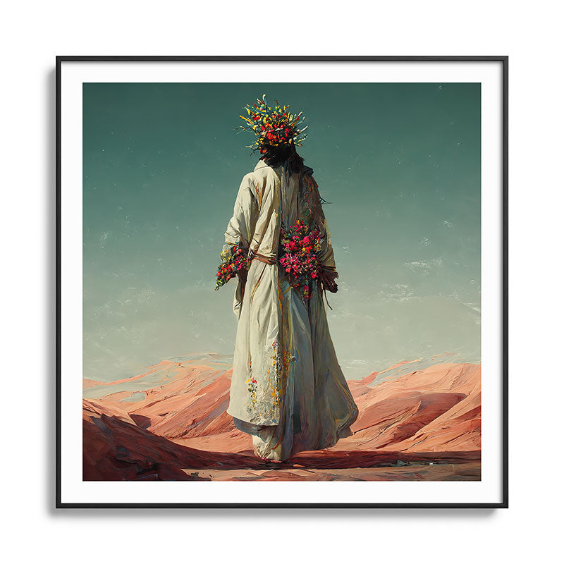 "Here He Comes" Framed Art Print