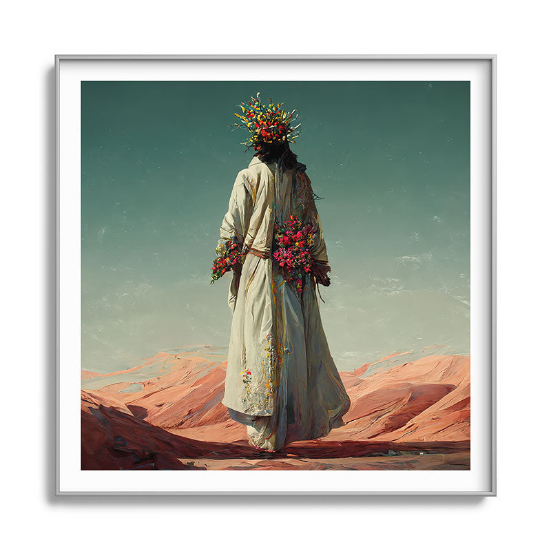 "Here He Comes" Framed Art Print