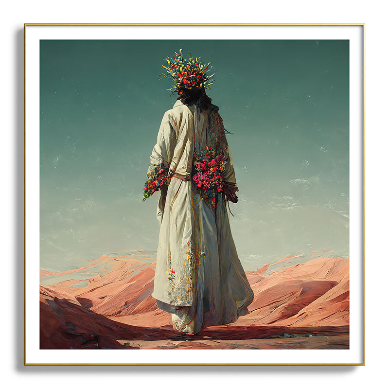 "Here He Comes" Framed Art Print