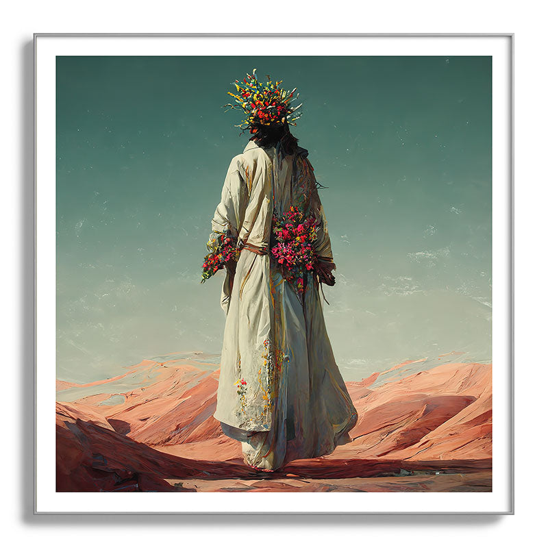 "Here He Comes" Framed Art Print
