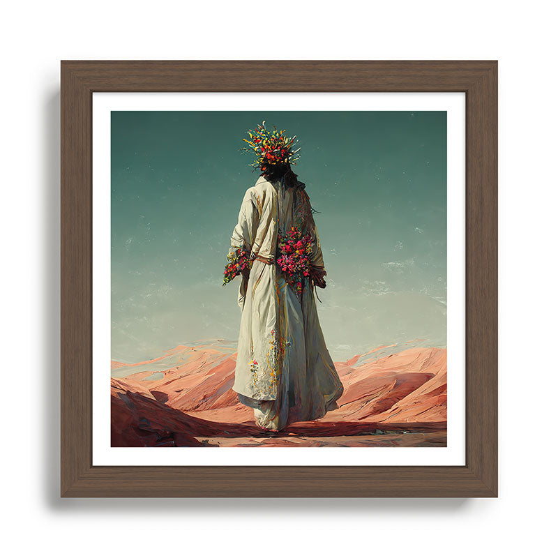 "Here He Comes" Framed Art Print
